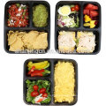 Best Seller Supplier meal prep containers 3 compartment BPA free with airtight lids, microwave dishwahser freezer safe,